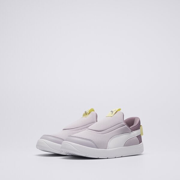 Buty dziecięce PUMA COURTFLEX V3 SLIPTECH PS 39973408 kolor fioletowy