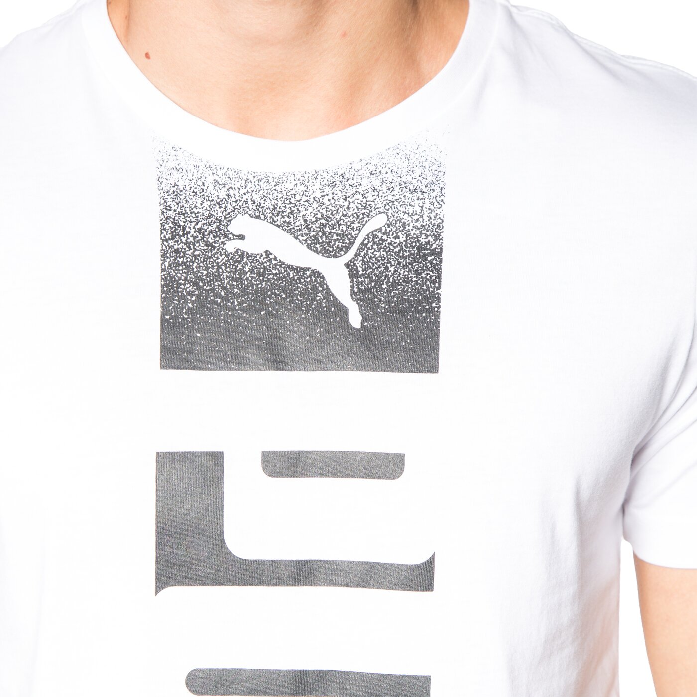 Koszulka męska PUMA T-SHIRT PUMA REBEL 83835602 kolor biały