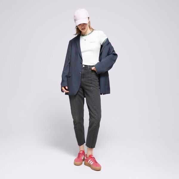 LEVI'S SPODNIE HW MOM JEAN ALTERED BLACKS a7466-0000 kolor szary