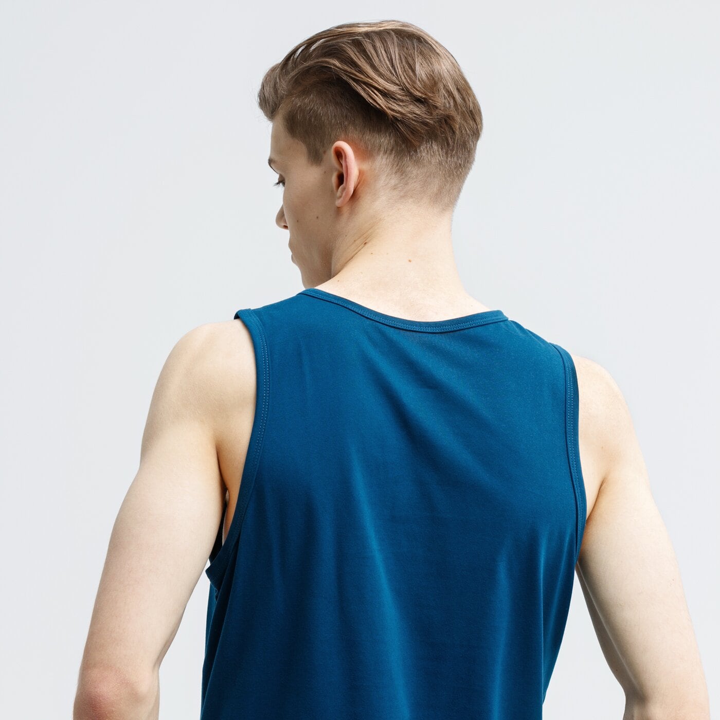 Tank top męski NIKE TANK M NK DRY DFC SOLID ar6069-432 kolor niebieski