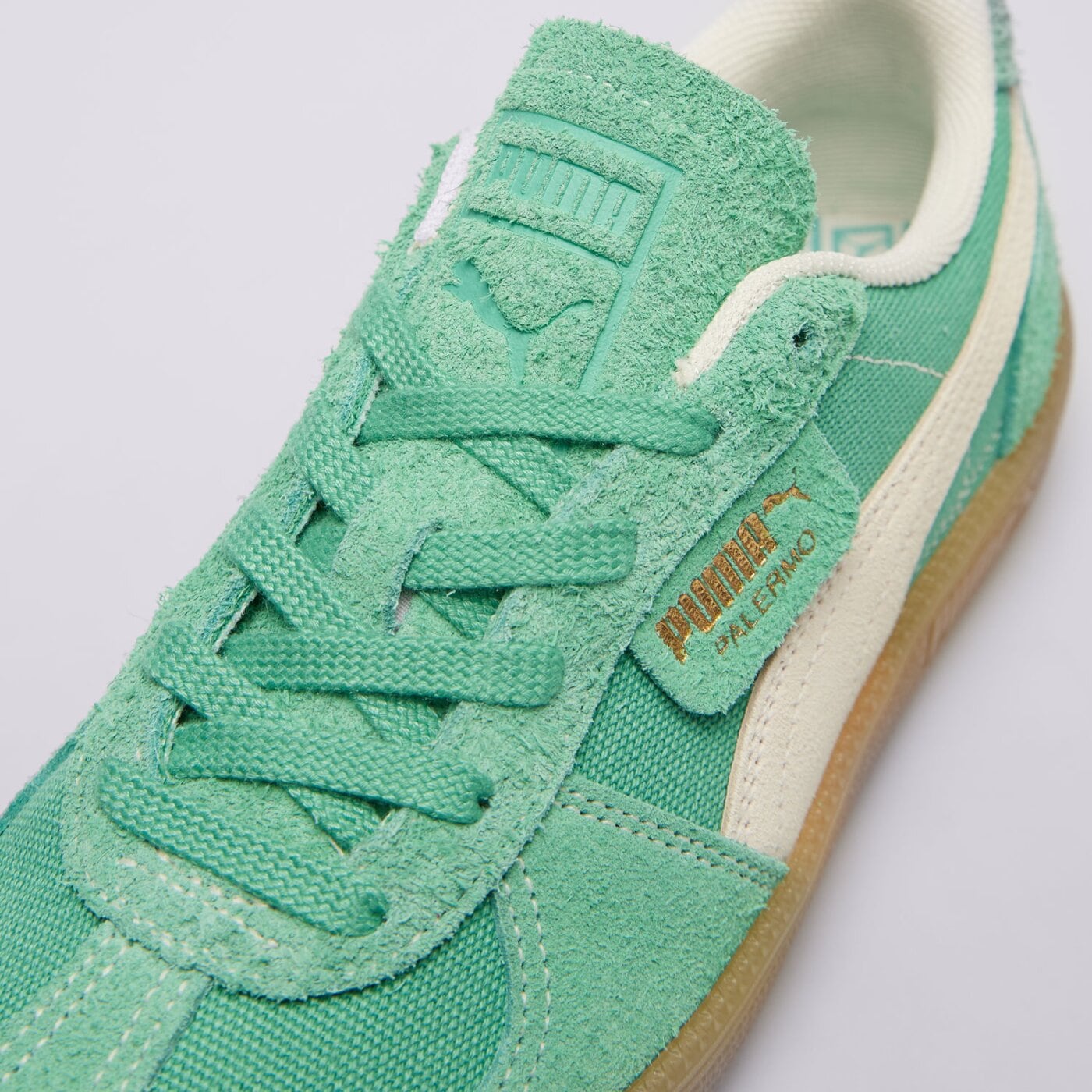 Buty sportowe damskie PUMA PALERMO VINTAGE 39684105 kolor miętowy