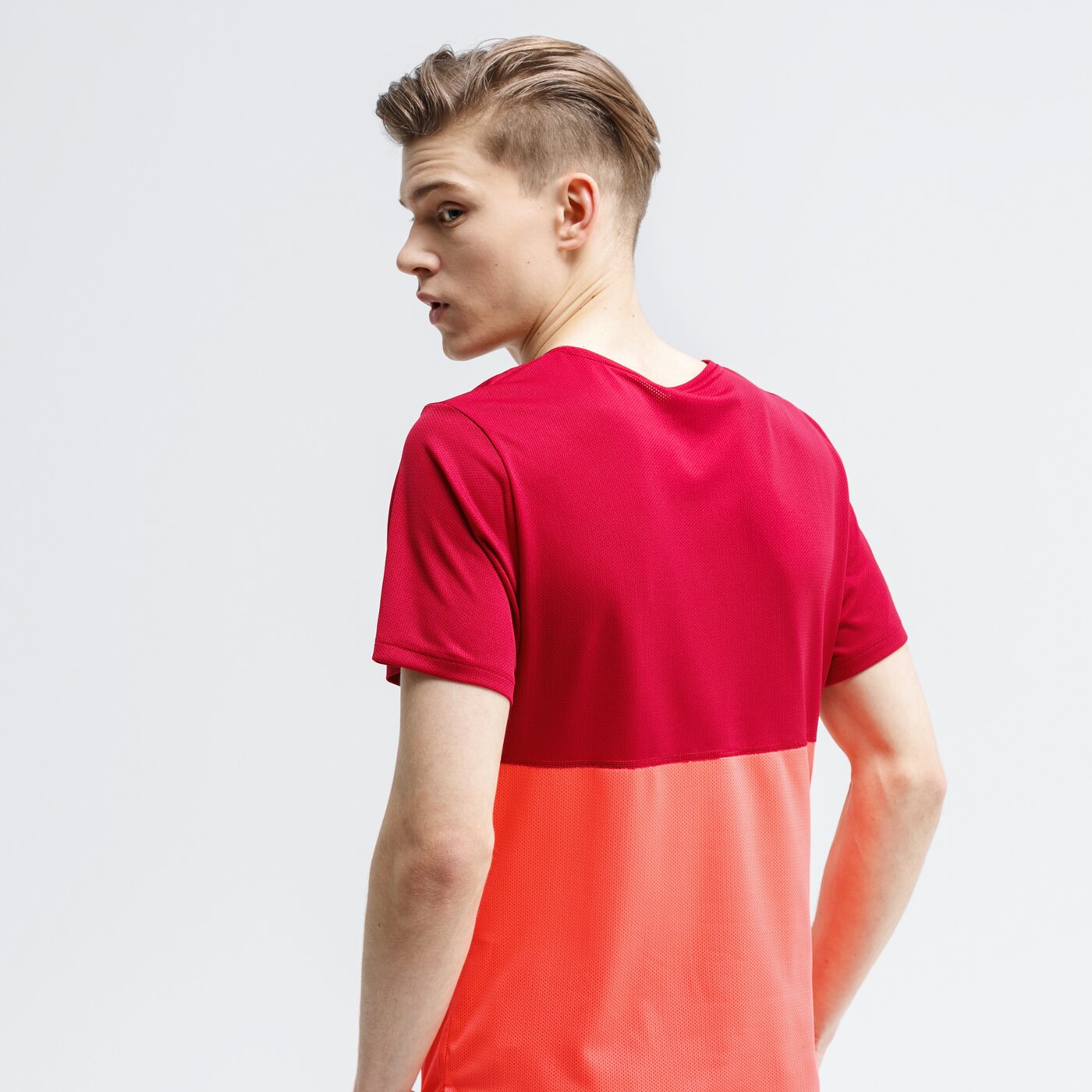 Koszulka męska NIKE T-SHIRT BREATHE cj5332-644 kolor czerwony