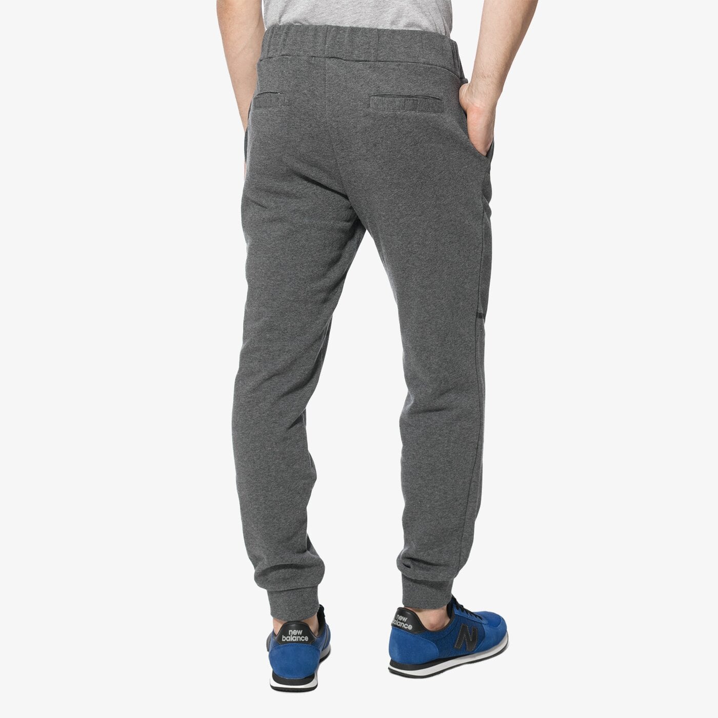 Spodnie dresowe męskie UMBRO SPODNIE POPLAR ul18spm02002 kolor szary