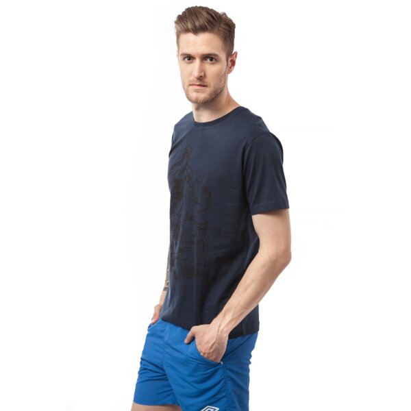 Koszulka męska UMBRO T-SHIRT WEWO ul15tsmpr025 kolor granatowy