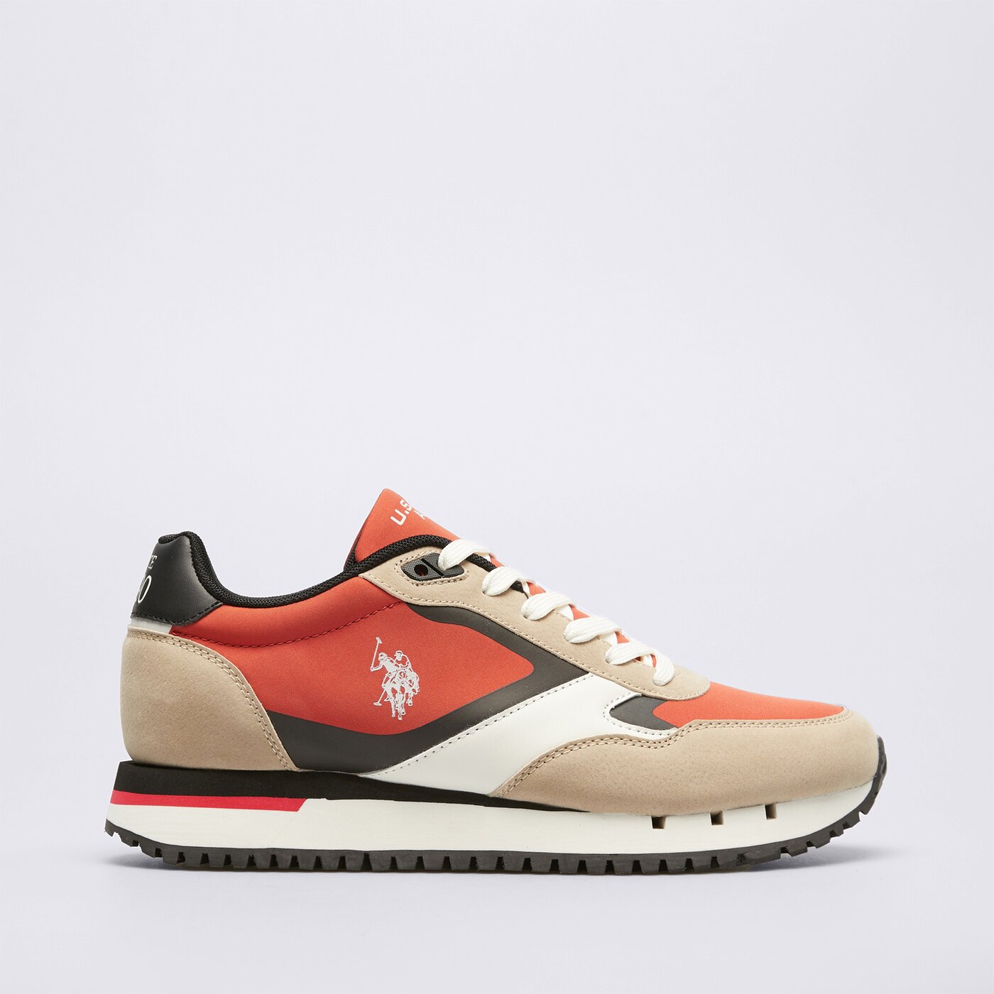 Buty sportowe męskie U.S. POLO ASSN. JUSTIN001 justin001redbei01 kolor szary