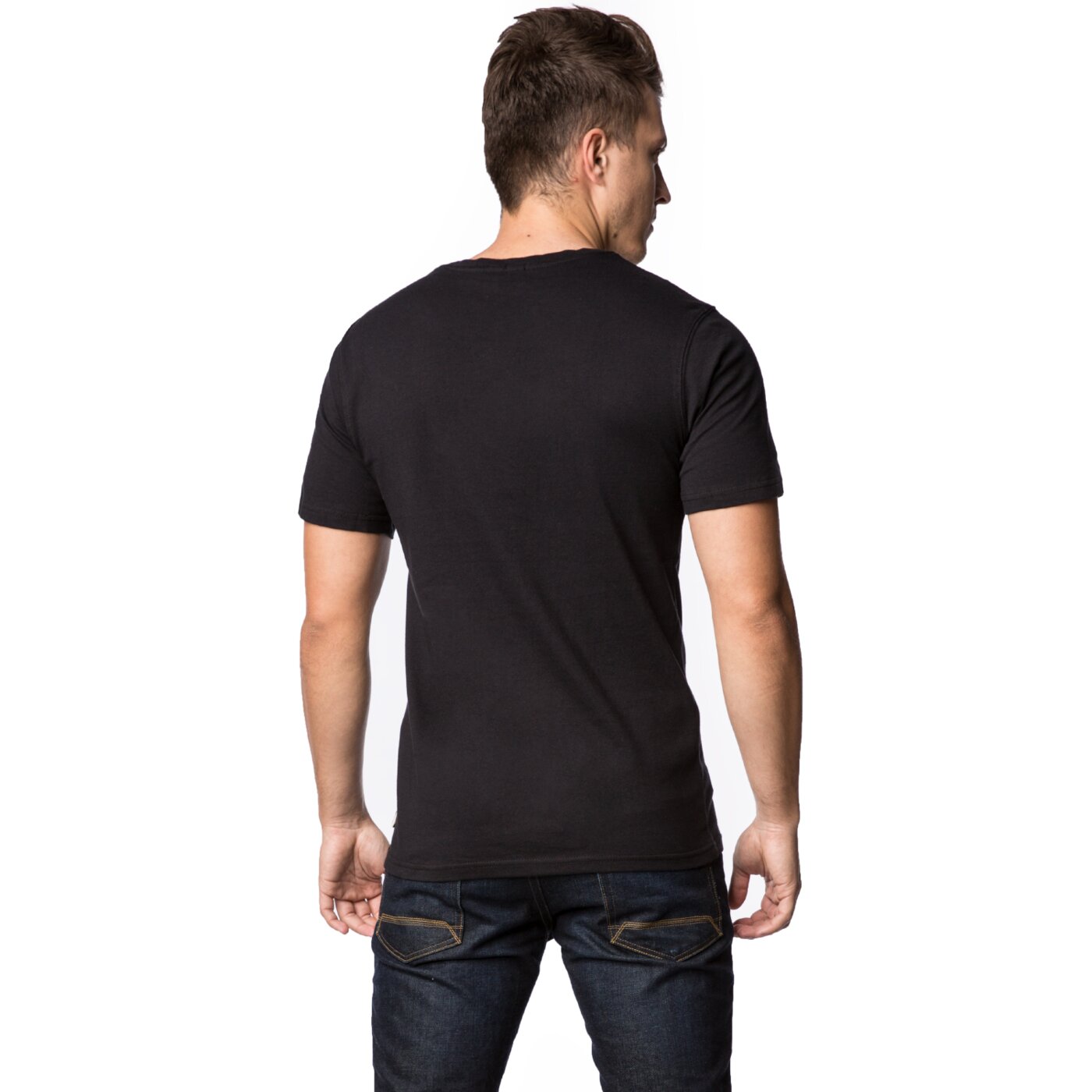 Koszulka męska LONSDALE T-SHIRT SS CLASSIC 1110011000 kolor czarny