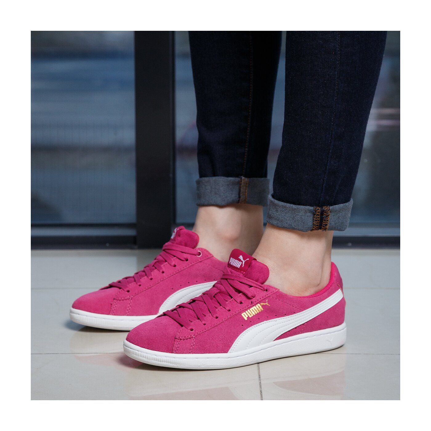 Buty sportowe damskie PUMA VIKKY 36262417 kolor różowy