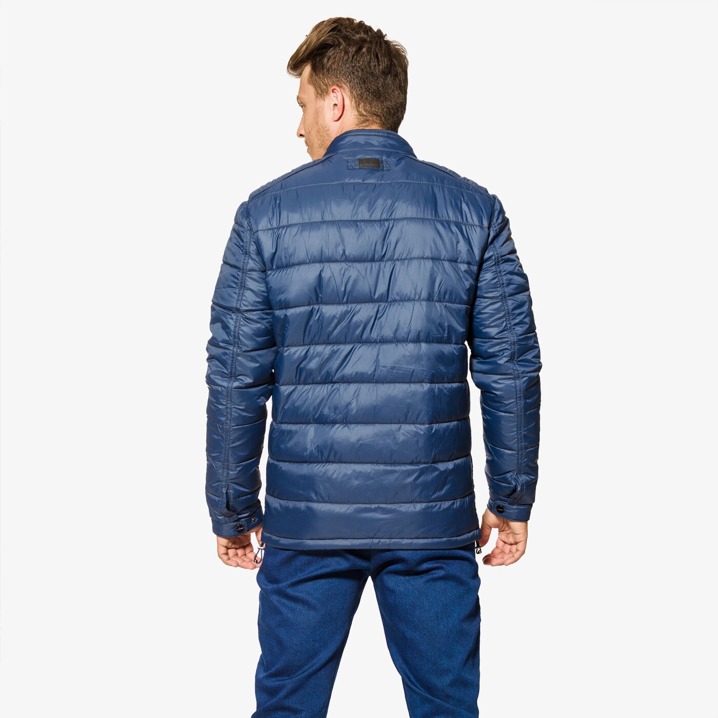 Kurtka zimowa męska LOTTO KURTKA TRAPAZ lo37kum38002 kolor granatowy