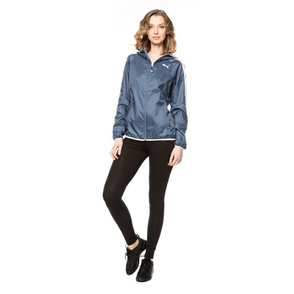 Kurtka przejściowa damska PUMA KURTKA FUN SOLID WINDBREAKER 83649023 kolor granatowy