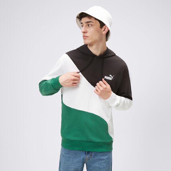 Bluza męska PUMA BLUZA Z KAPTUREM POWER CAT TR 67378637 kolor czarny