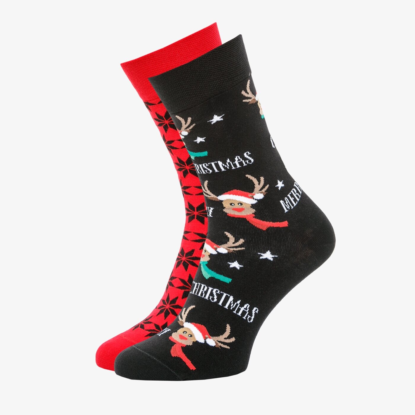 Skarpetki damskie UP8 SKARPETY ŚWIĄTECZNE REINSDYR 2 PAK up320ska79001 kolor multicolor