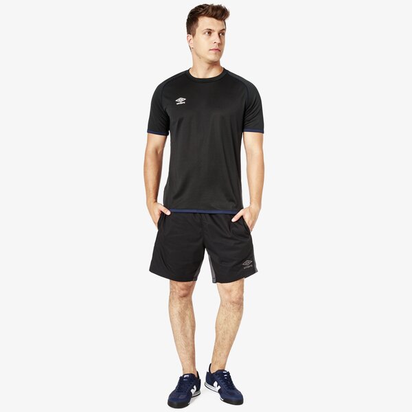 Spodenki męskie UMBRO SZORTY WOVEN 65131u-hem kolor czarny