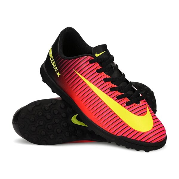 Buty piłkarskie dla dzieci NIKE JR MERCURIAL VORTEX 831954870 kolor czerwony