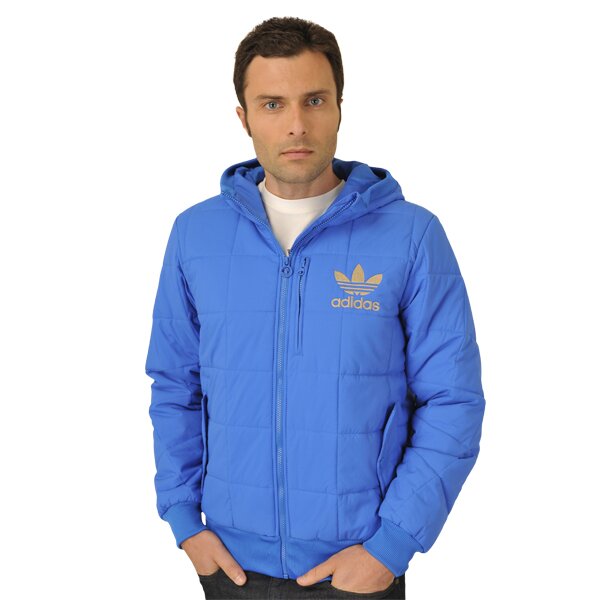 Kurtka zimowa męska ADIDAS KURTKA AC PADDED JACKET o57774 kolor niebieski