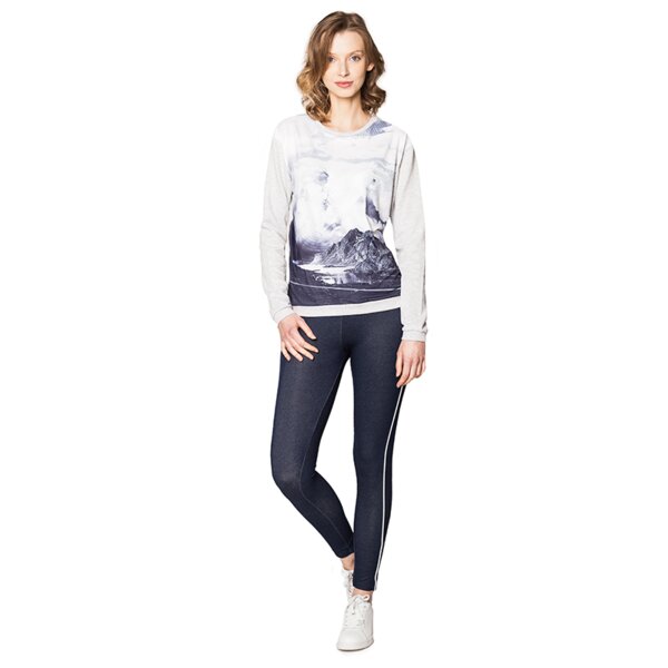 Spodnie dresowe damskie FEEWEAR SPODNIE KARL fw16spd33001 kolor granatowy