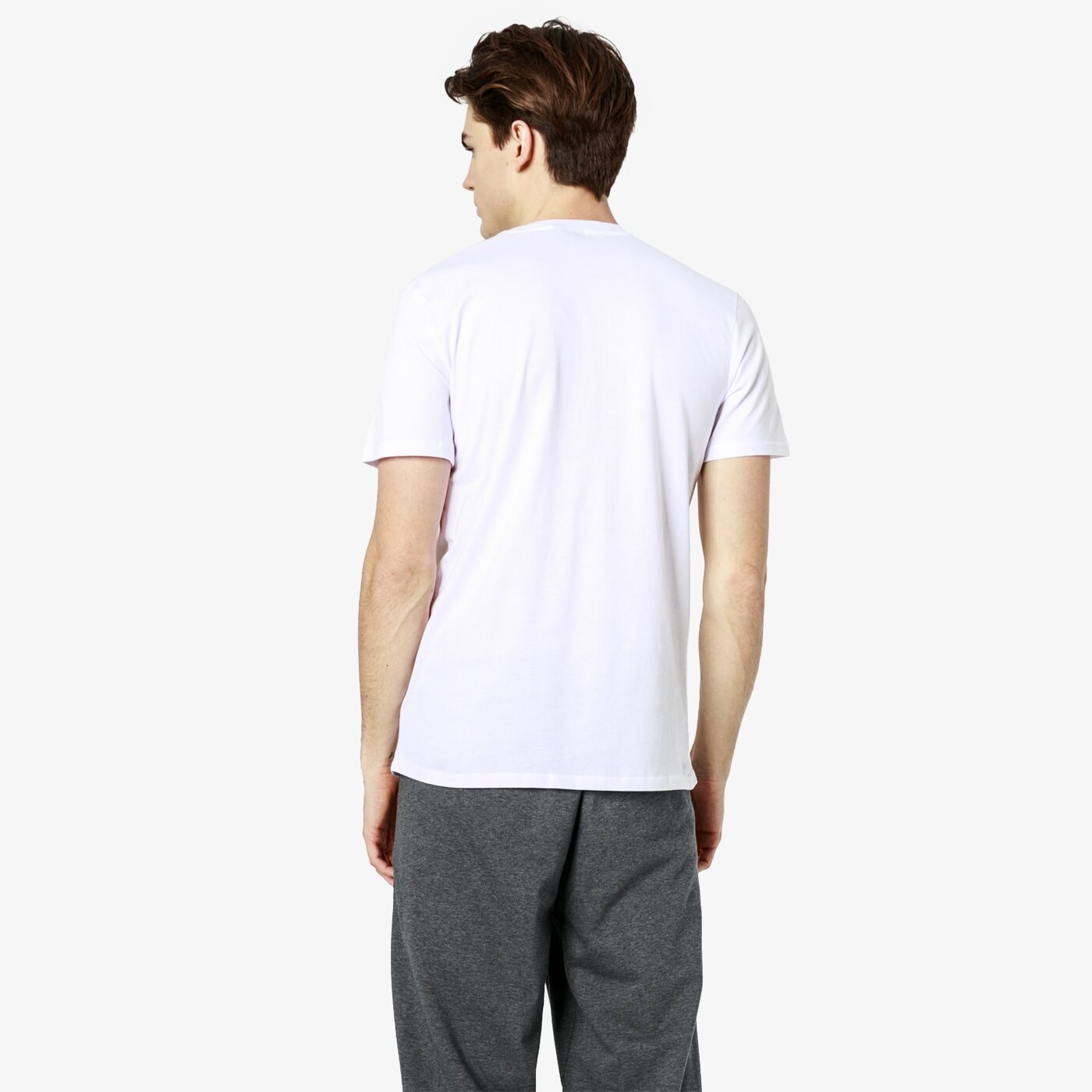 Koszulka męska UMBRO T-SHIRT SS FW SMALL LOGO COTTON 65353u-13v kolor biały