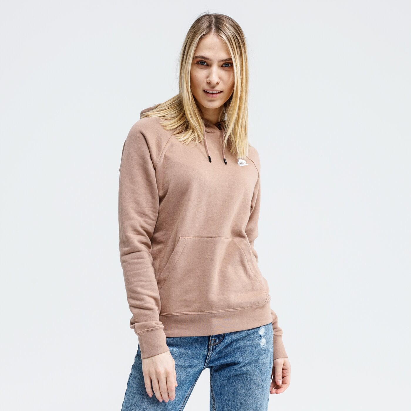 Bluza damska NIKE BLUZA Z KAPTUREM W NSW PREP JDI bv4124-283 kolor brązowy