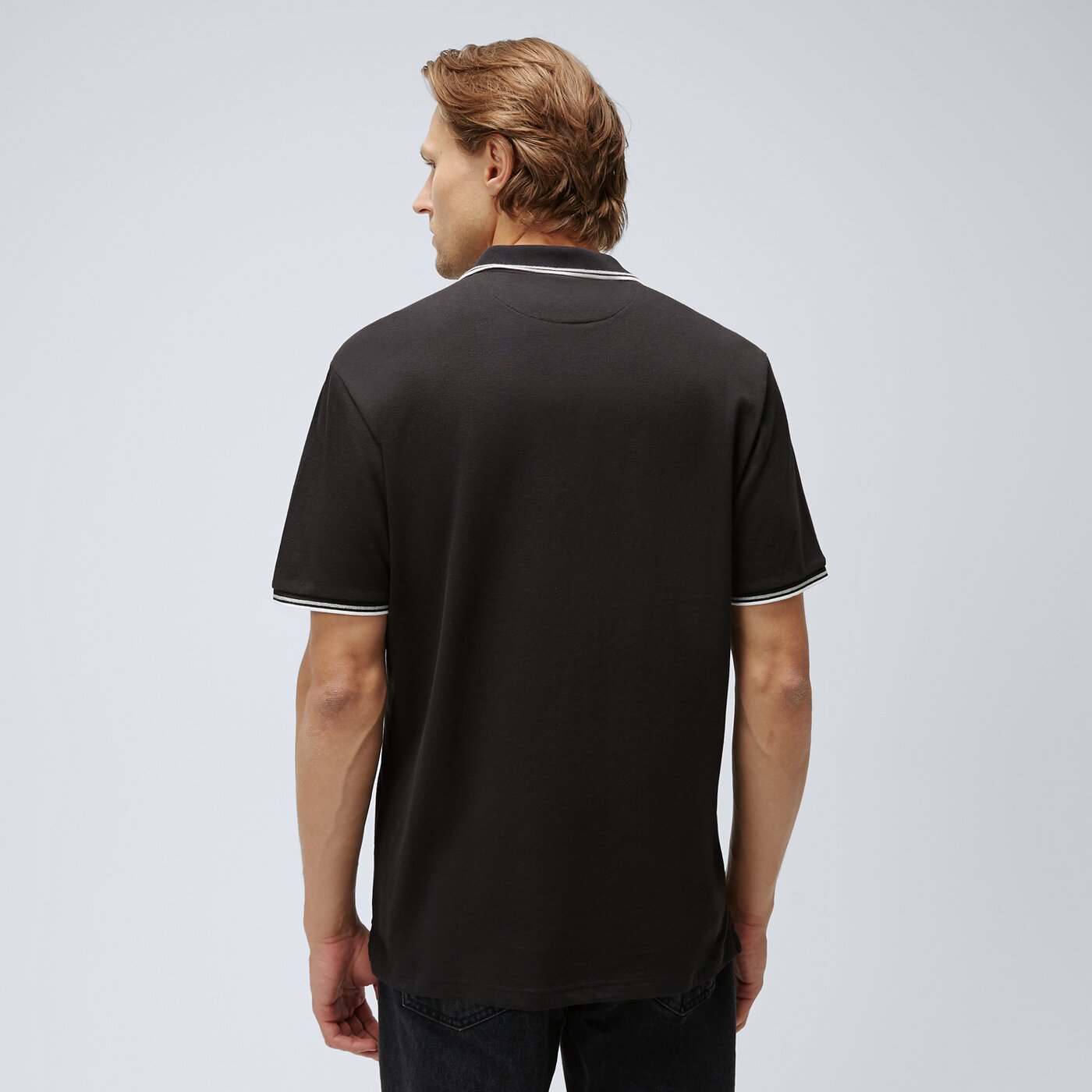 Koszulka polo męska CHAMPION POLO 218755kk001 kolor czarny