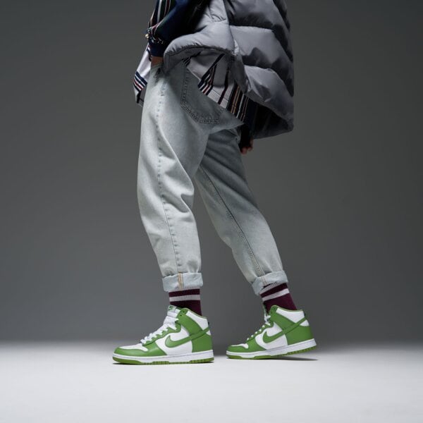 Buty sportowe męskie NIKE DUNK HIGH RETRO dv0829-101 kolor biały