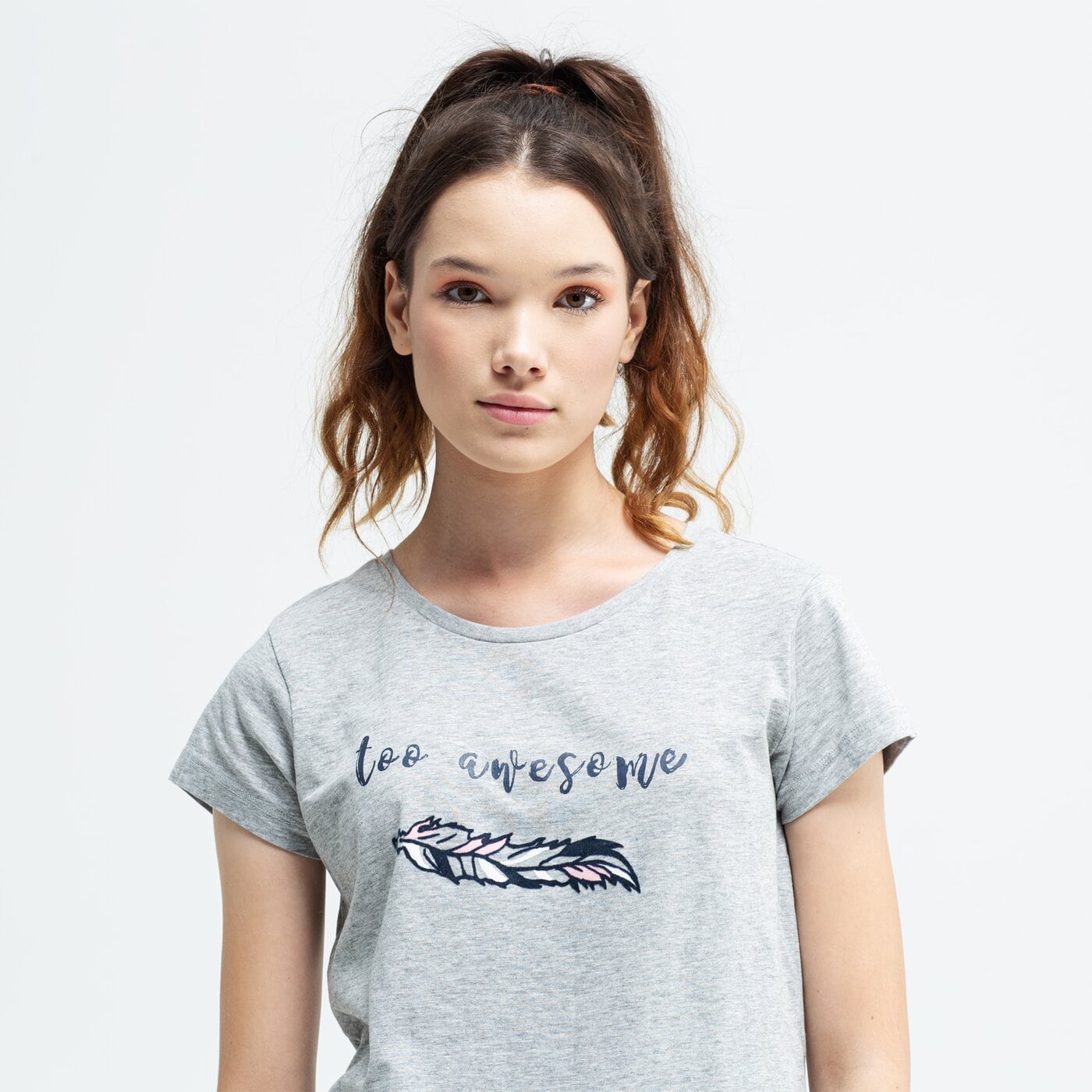 Koszulka damska FEEWEAR T-SHIRT GUAVA fw39tsd16001 kolor szary