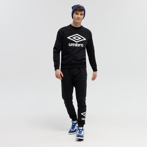 Bluza męska UMBRO BLUZA FW LARGE LOGO 66081u-060 kolor czarny