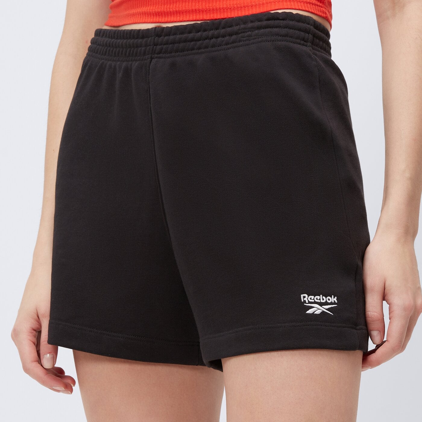 Spodenki damskie REEBOK SZORTY IDENTITY SL FT SHORT 100221535 kolor czarny