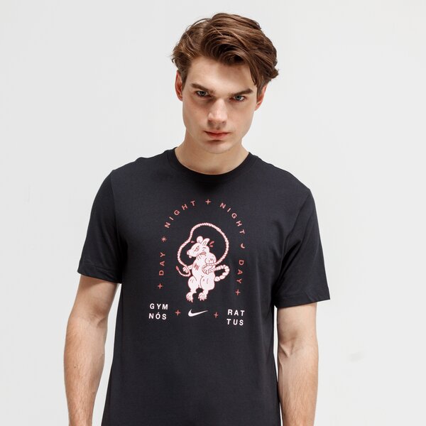 Koszulka męska NIKE T-SHIRT SS DRI-FIT da1768-010 kolor czarny