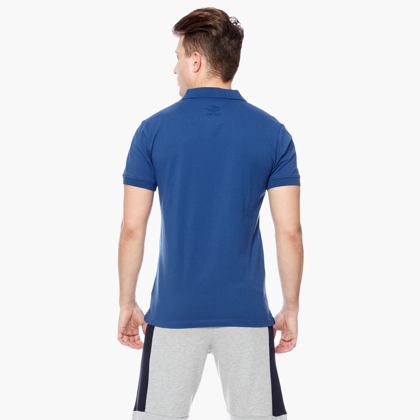 Koszulka polo męska UMBRO POLO ROBERTO ul17pom01001 kolor granatowy