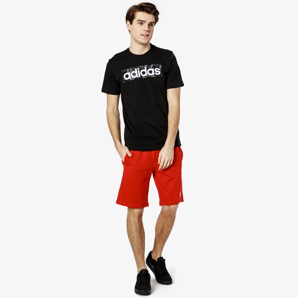 Spodenki męskie UMBRO SZORTY FW FLEECE 65362u-gsg kolor czerwony