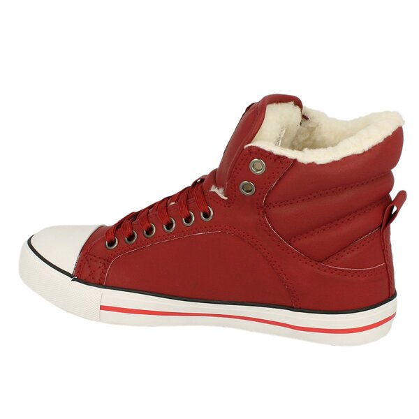 Buty sportowe damskie FEEWEAR CHUCK FUR  fwwv313001 kolor czerwony