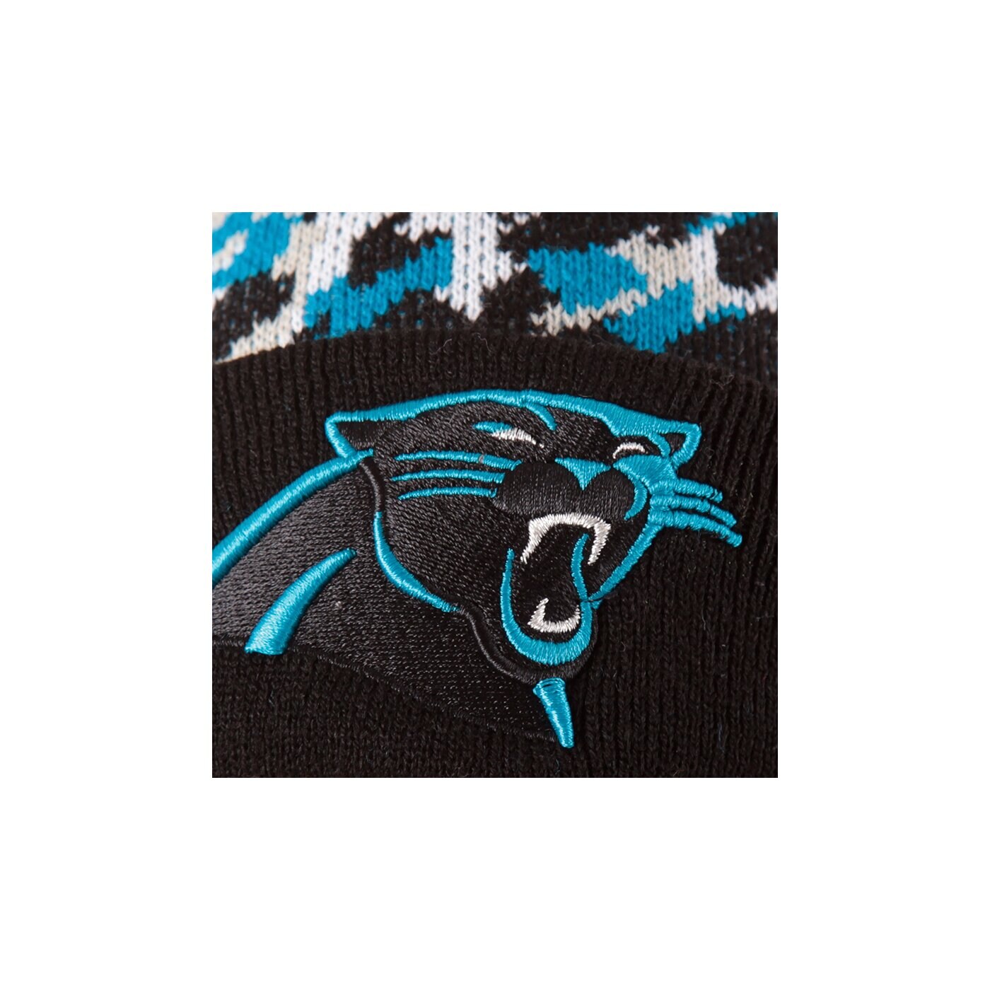Czapka zimowa damska NEW ERA CZAPKA SKETCH'D CAROLINA PANTHERS 10877927 kolor granatowy