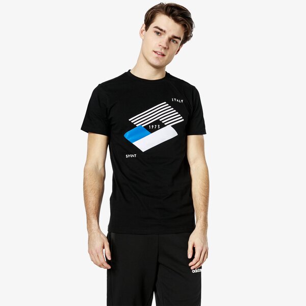 Koszulka męska LOTTO T-SHIRT SS FABRIANO lo19tsm23002 kolor czarny