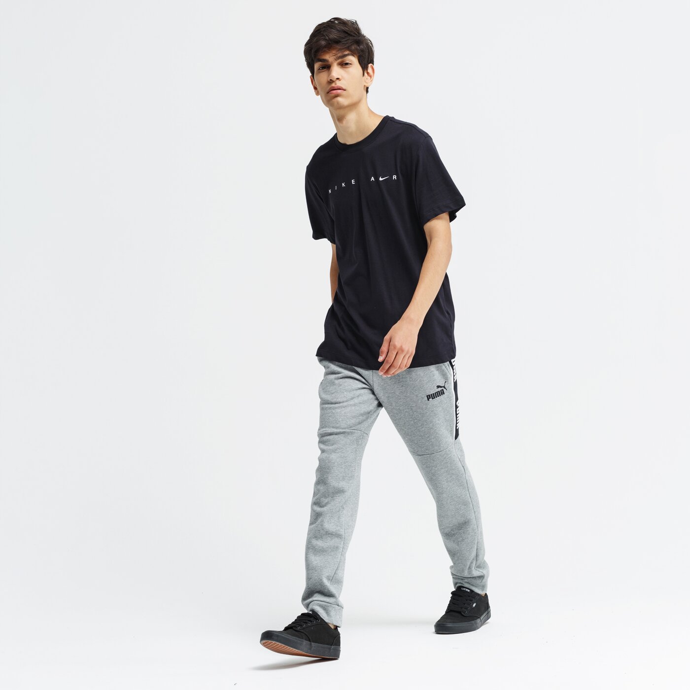 Spodnie dresowe męskie PUMA SPODNIE AMPLIFIED FL 58043603 kolor szary