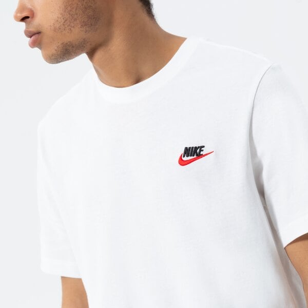 Koszulka męska NIKE T-SHIRT SPORTSWEAR CLUB FLEECE ar4997-100 kolor biały