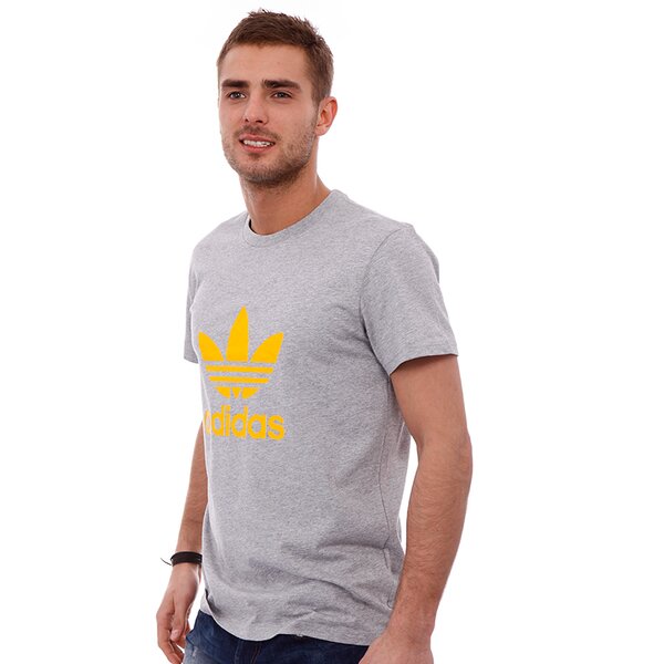 Koszulka męska ADIDAS T-SHIRT ADI TREFOIL TEE z30356 kolor szary