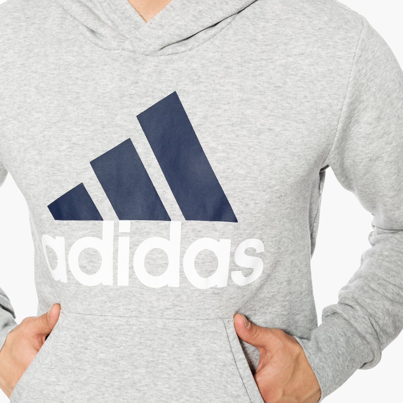 Bluza męska ADIDAS BLUZA ESS LIN P/O FT s98775 kolor szary