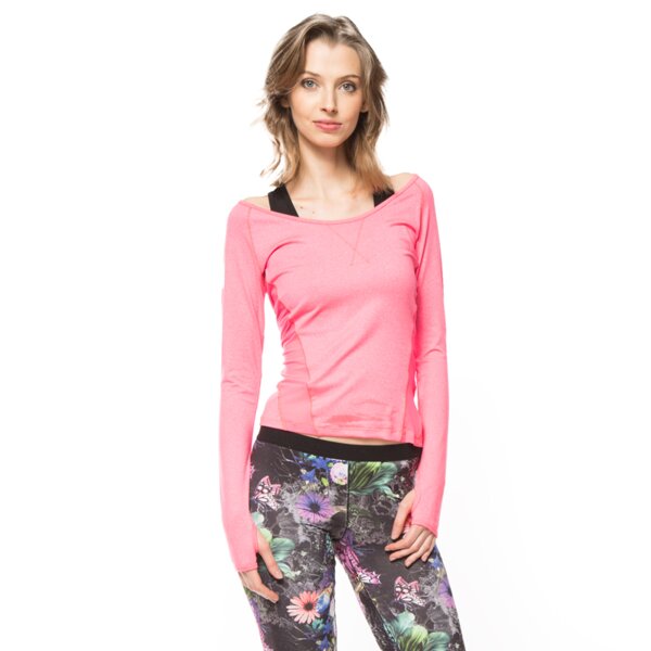 Koszulka damska LOTTO T-SHIRT LS FORMA lo16tld05001 kolor fioletowy