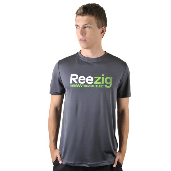 Koszulka męska REEBOK T-SHIRT TD-ZIG GR TEEII GRAVEL o43525 kolor szary