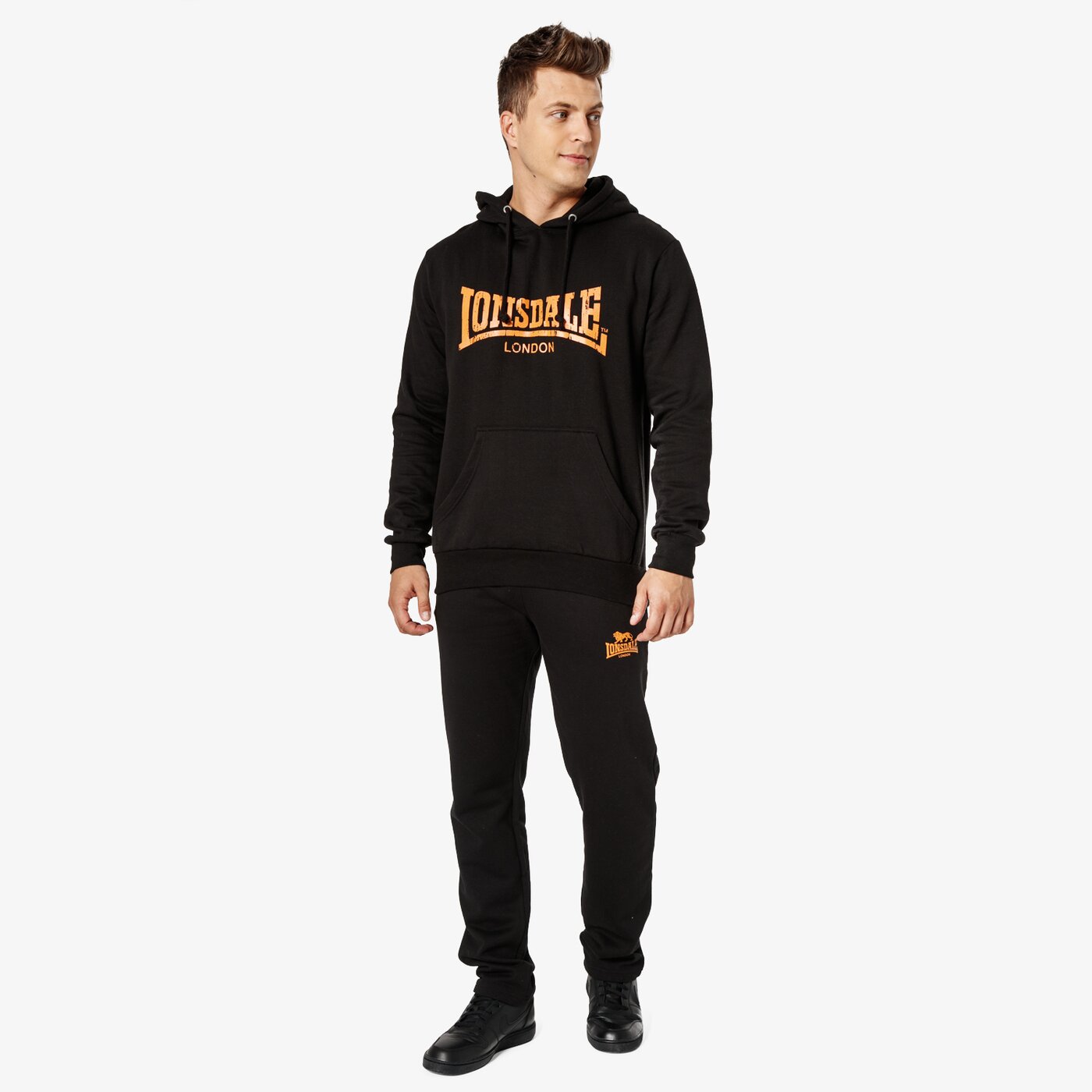 Spodnie dresowe męskie LONSDALE SPODNIE ROCHDALE 1136961001 kolor czarny