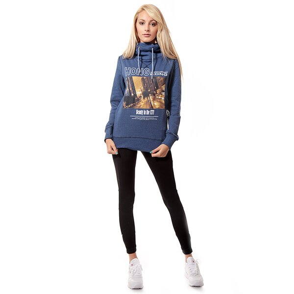 Bluza damska CONFRONT BLUZA AKRON cf34bld01001 kolor granatowy