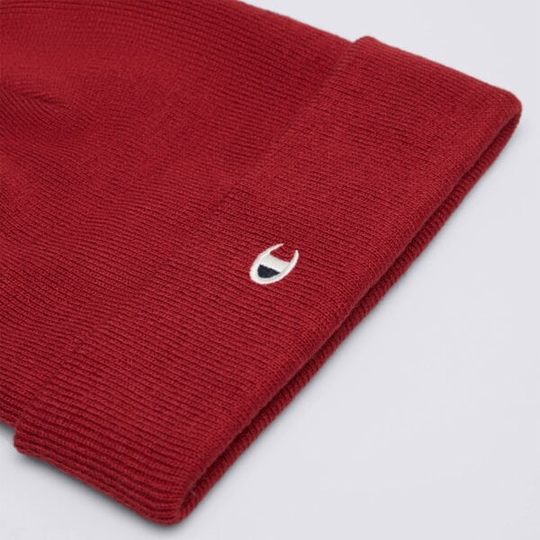 Czapka zimowa damska CHAMPION CZAPKA BEANIE 802406rs508 kolor bordowy