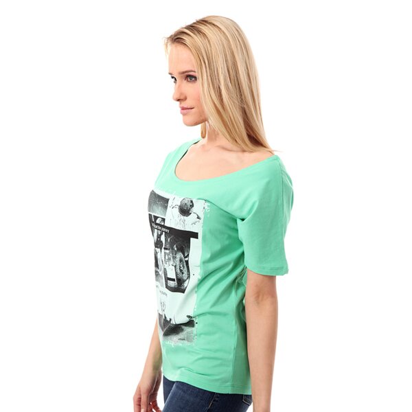 Koszulka damska CONFRONT  T-SHIRT ADA cf14tsd06002 kolor zielony