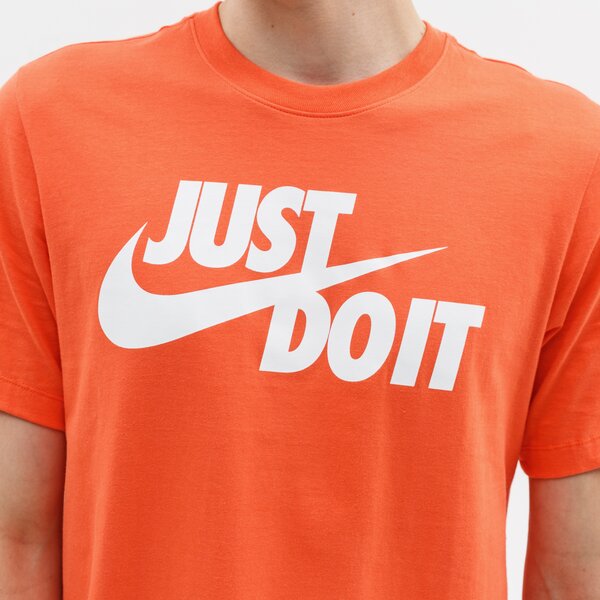 Koszulka męska NIKE T-SHIRT SPORTSWEAR JDI ar5006-842 kolor pomarańczowy