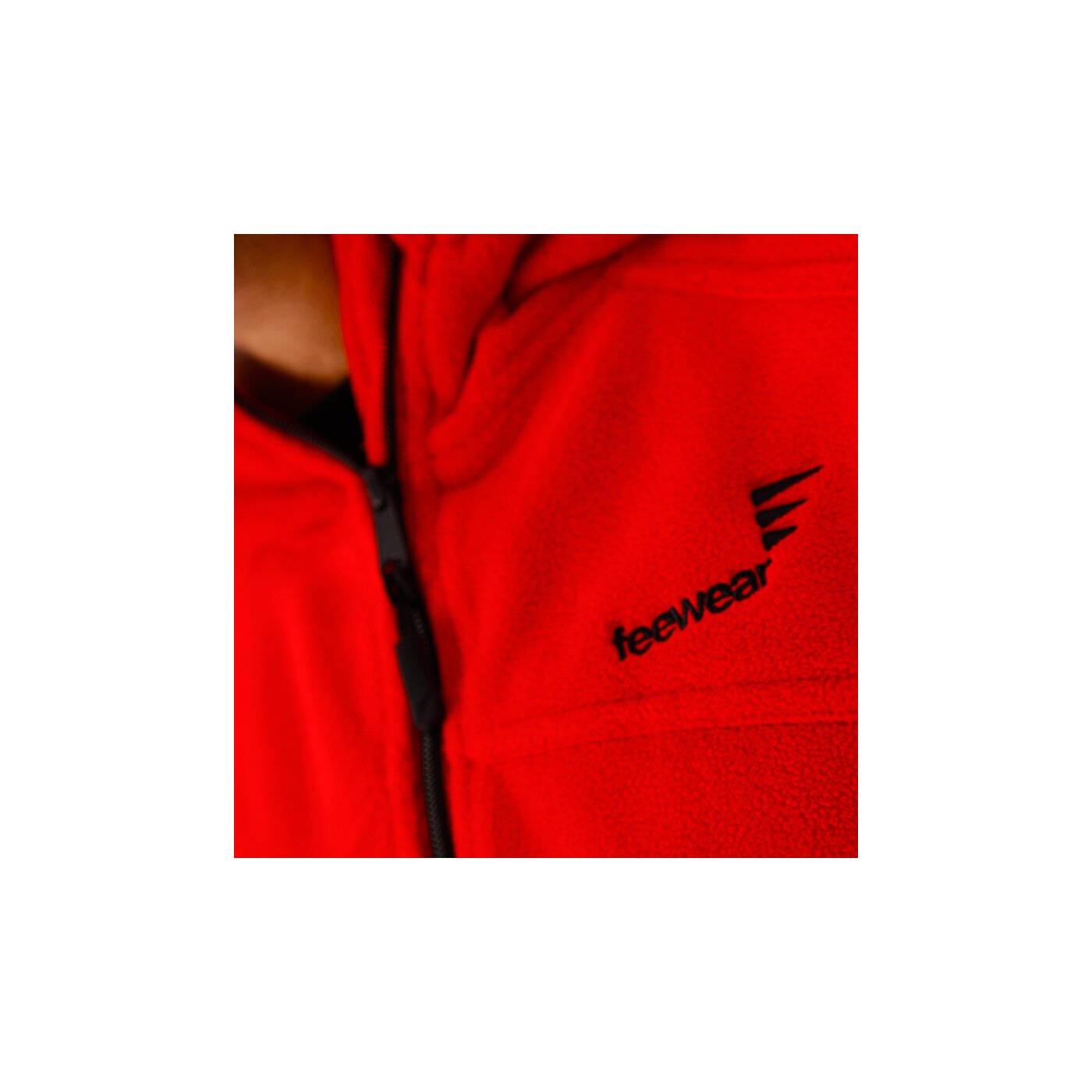 Bluza męska FEEWEAR POLAR RIO NEGRO fw33plm01629 kolor czerwony