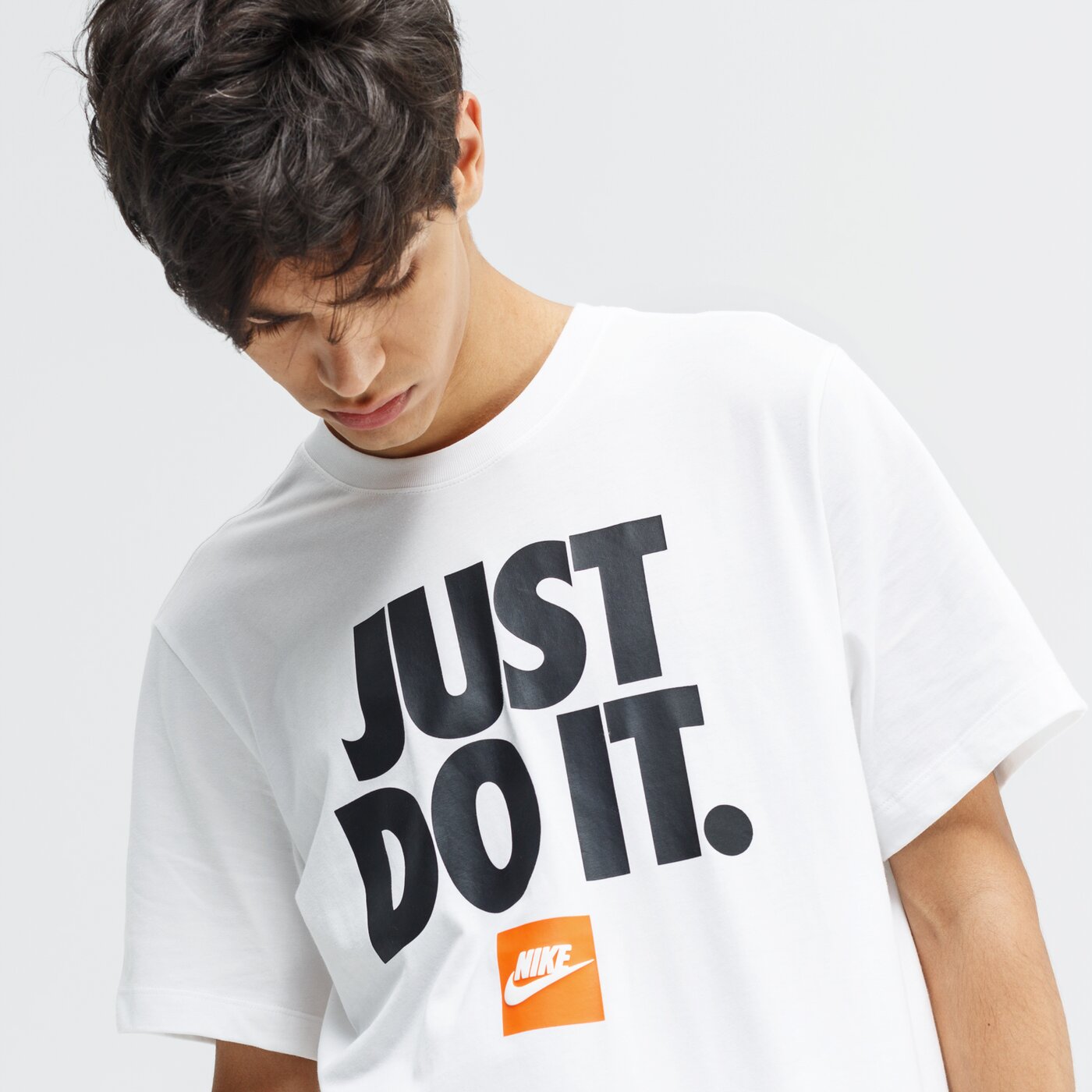 Koszulka męska NIKE T-SHIRT SS M NSW SS JDI 3 bv7662-100 kolor biały