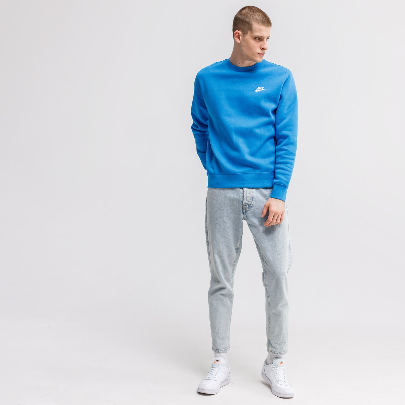 Bluza męska NIKE BLUZA SPORTSWEAR CLUB bv2662-435 kolor niebieski