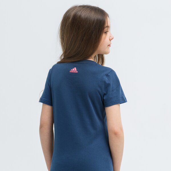 Koszulka dziecięca ADIDAS T-SHIRT SS G LIN T gn4051 kolor granatowy