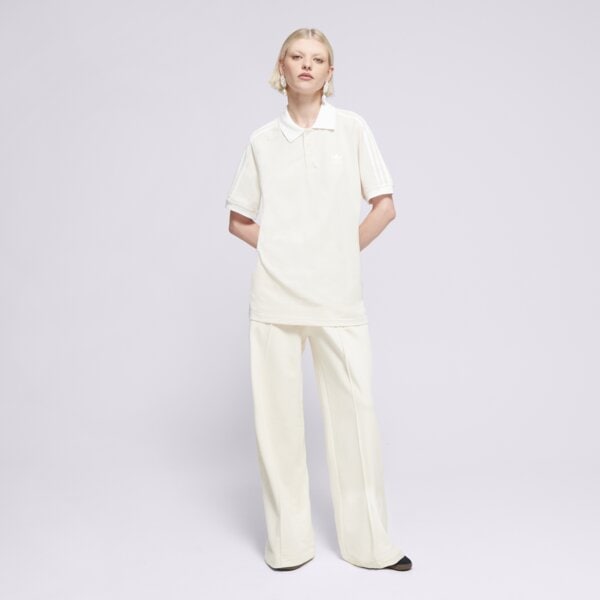 Spodnie dresowe damskie ADIDAS SPODNIE WIDE LEG PANT iz0292 kolor biały