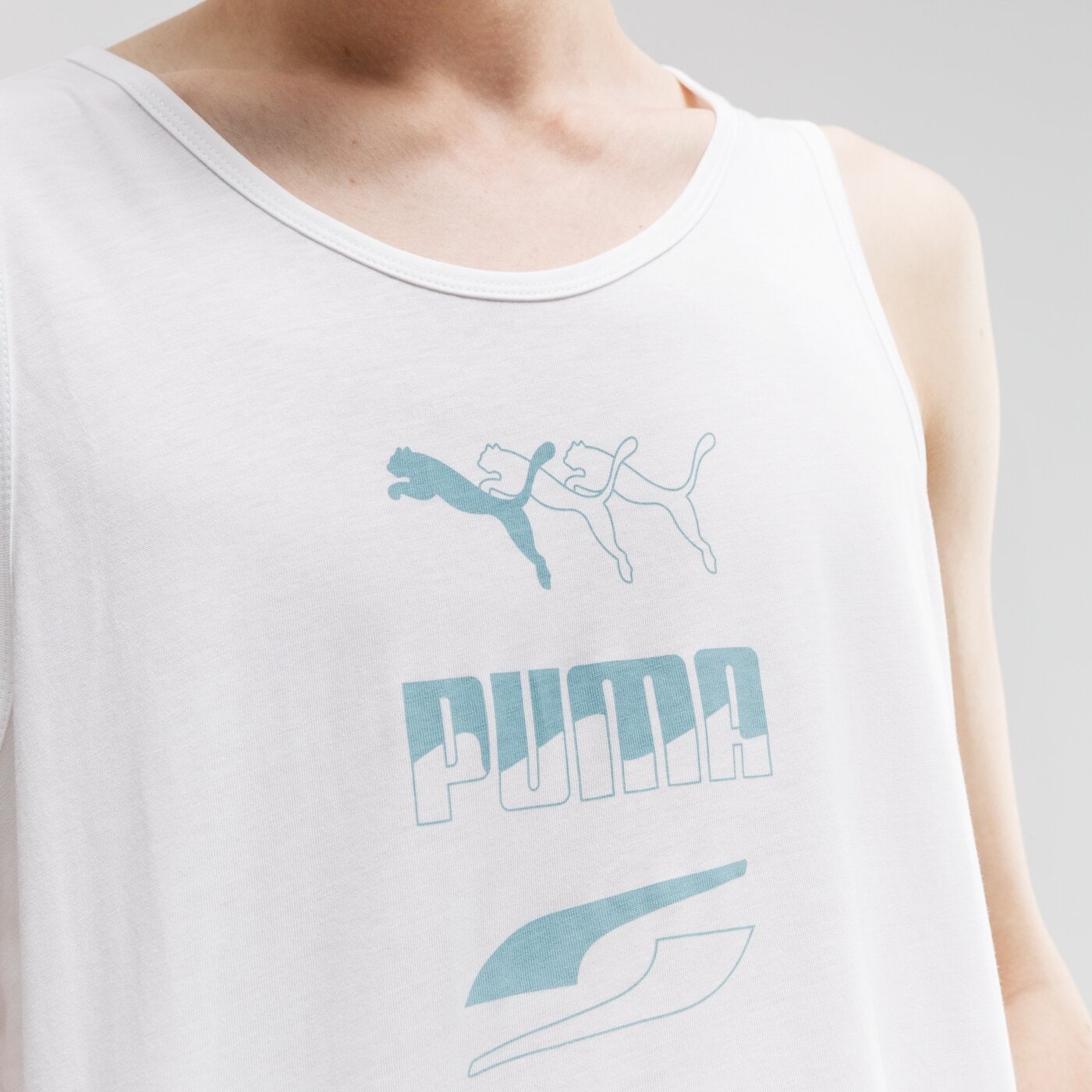 Tank top męski PUMA TANK REBEL 581520 02 kolor biały