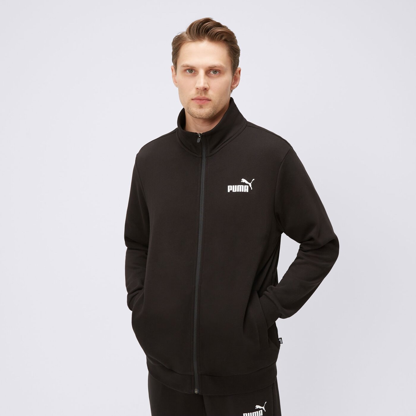 PUMA KOMPLET CLEAN SWEAT SUIT TR 585840 01 kolor czarny